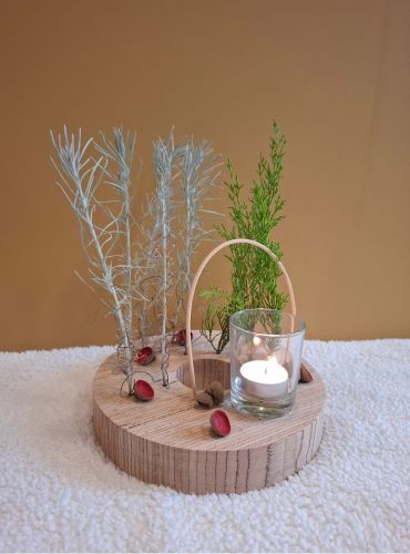 déco naturelle, artisanat, made in Belgium, pique à fleurs séchées, VE création 